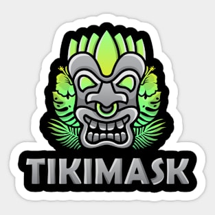 Tiki mask Character Design Sticker